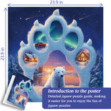 Aurora Paw Jigsaw Puzzle 1000 Pieces