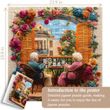 Acogedor té de la tarde rompecabezas de 1000 piezas