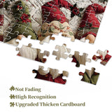 Tissu Noël gnome puzzle 1000 pièces
