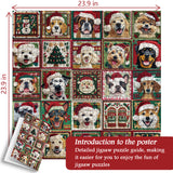 Christmas Dogs Jigsaw Puzzle 1000 Pieces