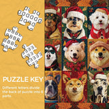 Weihnachtshunde Jigsaw Puzzle 1000 Stück