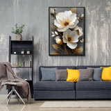 Golden Flowers Bloom Jigsaw Puzzle 1000 Pieces