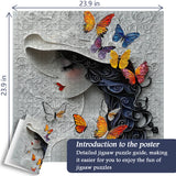Schmetterling Lady Jigsaw Puzzle 1000 Stücke