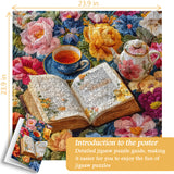 Floral Tea Reading Jigsaw Puzzle 1000 Pieces