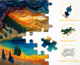 Yellowstone Lake Art Jigsaw Puzzle 1000 Pieces