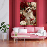 Peony Cat Dreams Jigsaw Puzzle 1000 Pieces