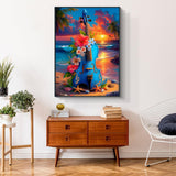 Floral Violin Jigsaw Puzzle 1000 Pieces