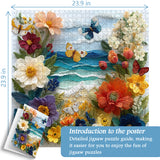 Sea & Bloom Jigsaw Puzzle 1000 Pieces
