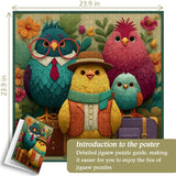 Bird Garden Jigsaw Puzzle 1000 Pieces