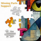 Geometrisches Kitty-Puzzle 1000 Teile