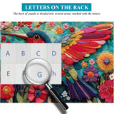 Patchwork Hummingbird Jigsaw Puzzle 1000 Pieces