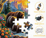 Mountain Bears Jigsaw Puzzle 1000 Pieces
