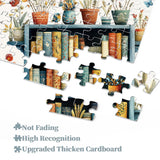 Floral Whisper Bookshelf Jigsaw Puzzle 1000 Pieces