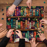 Fantasy Color Bookshelf Jigsaw Puzzle 1000 Pieces