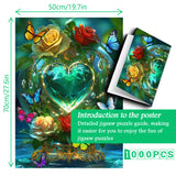 Crystal Heart Garden Jigsaw Puzzle 1000 Pieces
