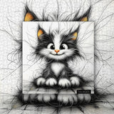 Puzzle Chaton Inky 1000 pièces
