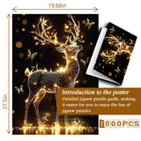 Deer of Light puzzle puzzle 1000 pezzi