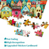 Puzzle di città colorata da 1000 pezzi