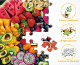 Plato de fruta rompecabezas 1000 piezas