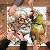 Parrot Whisper Jigsaw Puzzle 1000 Pieces