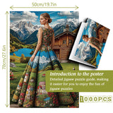 Puzzle scenico della signora 1000 pezzi