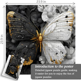 Rompecabezas de mariposa YinYang de 1000 piezas