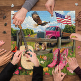 Pezzi di puzzle melodia di campagna 1000 pezzi