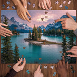 Lake Meets Mountain Jigsaw Puzzle 1000 Pieces
