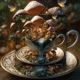 Mushroom Teacup Jigsaw Puzzle 1000 Pieces