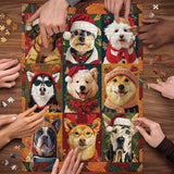 Weihnachtshunde Jigsaw Puzzle 1000 Stück