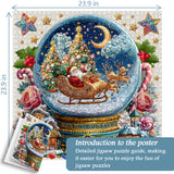 Christmas Crystal Ball Puzzle 1000 pièces