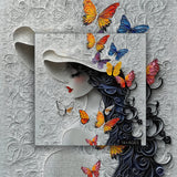 Schmetterling Lady Jigsaw Puzzle 1000 Stücke