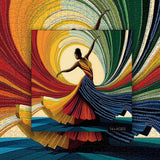 Pieci di puzzle da ragazza da ballo 1000 pezzi