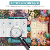 Puzzle ritmico con armadietto floreale, 1000 pezzi