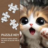 Cute Cat Jigsaw Puzzle 1000 Pieces