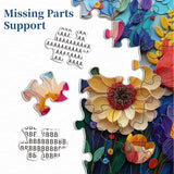 Fabric Blossoms Jigsaw Puzzle 1000 Pieces
