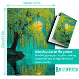 Rompecabezas Willow Moon Reflection 1000 piezas