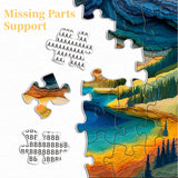 Yellowstone Lake Art Jigsaw Puzzle 1000 Pieces