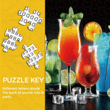 Vibrante puzzle da cocktail puzzle 1000 pezzi