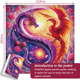 Puzzle Drago e Fenice, 1000 pezzi