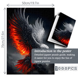 Puzzle con aquila della fiamma cremisi, 1000 pezzi
