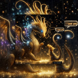 Puzzle La tenerezza dei draghi 1000 pezzi