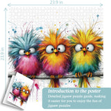 Puzzle Colorburst Uccelli 1000 pezzi