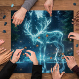 Puzzle di puzzle di cervo mystic 1000 pezzi