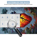 Puzzle del cuore della foresta, 1000 pezzi