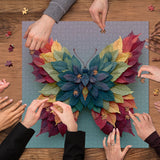 Leaves & Butterfly Jigsaw Puzzle 1000 Pieces