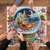 Christmas Crystal Ball Puzzle 1000 pièces