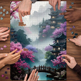 Blossom Bridge puzzle puzzle 1000 pezzi