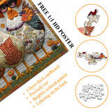 Gorgeous Chickens Jigsaw Puzzle 1000 Pieces