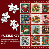 Christmas Stamps Jigsaw Puzzle 1000 Pieces